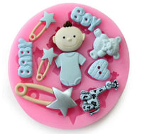 Baby shower silicon mould - boy