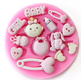 Baby shower silicon mould - girl
