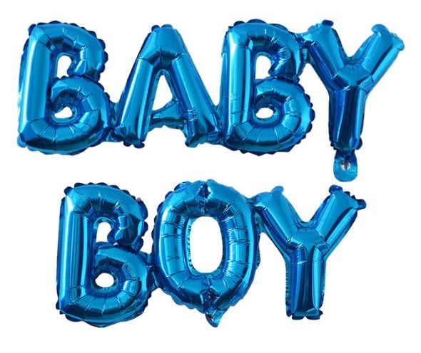 'Baby Boy' foil balloon