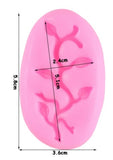 Tree Branch with leaves silicon mould