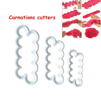 3 pcs Carnation cutters