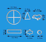 6 pcs Carousel cutter
