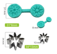 Daisy petal cutter and veiner