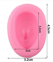 Female face silicon mould