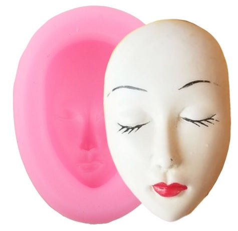 Female face silicon mould