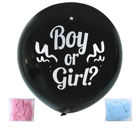 Gender Reveal balloon surprise