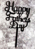 Happy Fathers Day cake plaque/topper