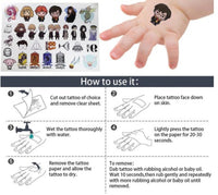 Wizard Tattoos - 30 per sheet