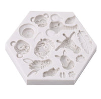 Jungle Animals silicon mould