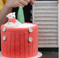 Knitted rib silicon mould