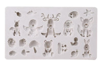 Large woodland animals silicon mould