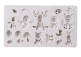 Large woodland animals silicon mould