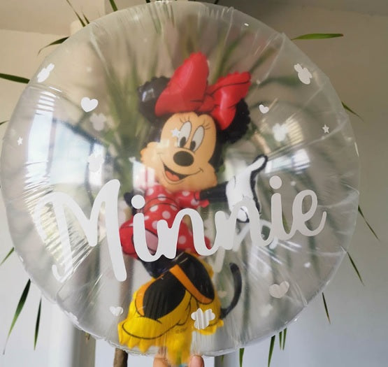 Mrs Mouse inside a balloon