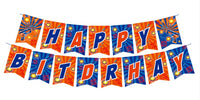 Dart Wars birthday banner