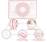 Non-stick silicon baking guide