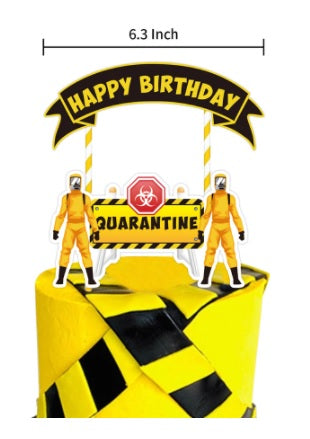 Quarantine cake topper