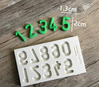 Number silicon mould