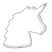 Unicorn head cookie cutter
