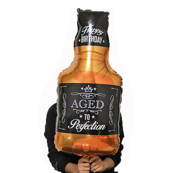 Whiskey bottle foil balloon - Adult Party
