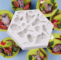 Woodland Animal silicon mould