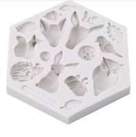 Woodland Animal silicon mould